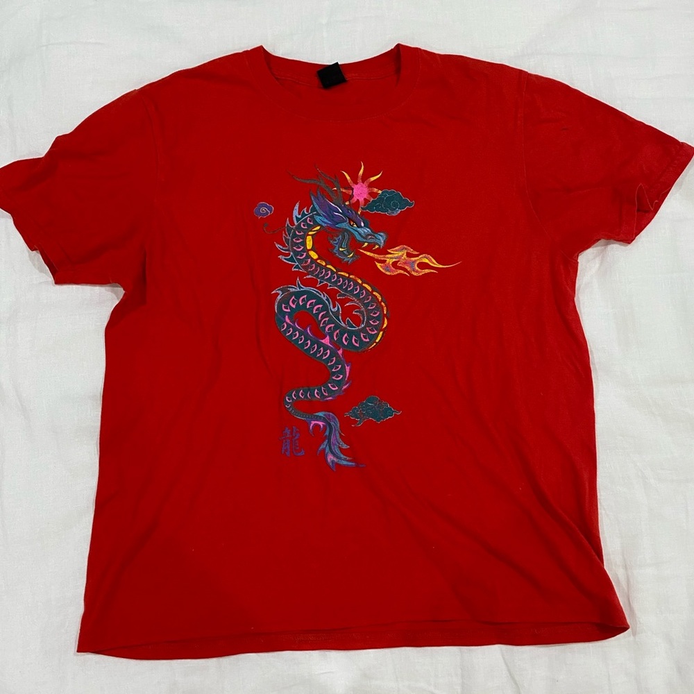 SOLD urban outfitters dragon graphic tee